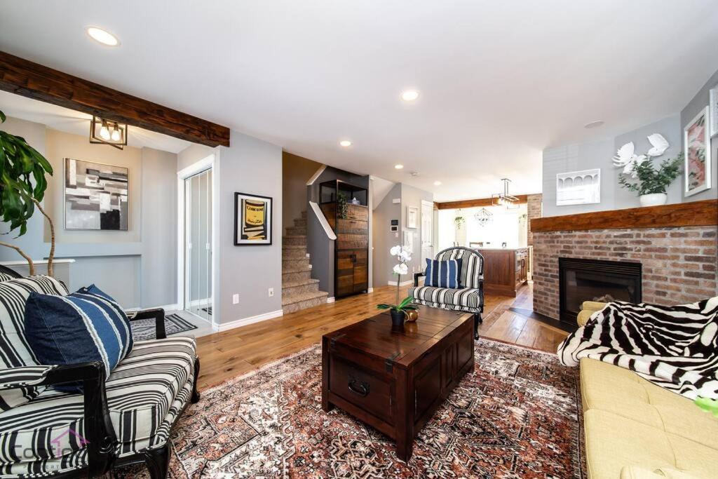 Stylish Euro Vibes Home, Small Gym, Ac, Yard, Office *